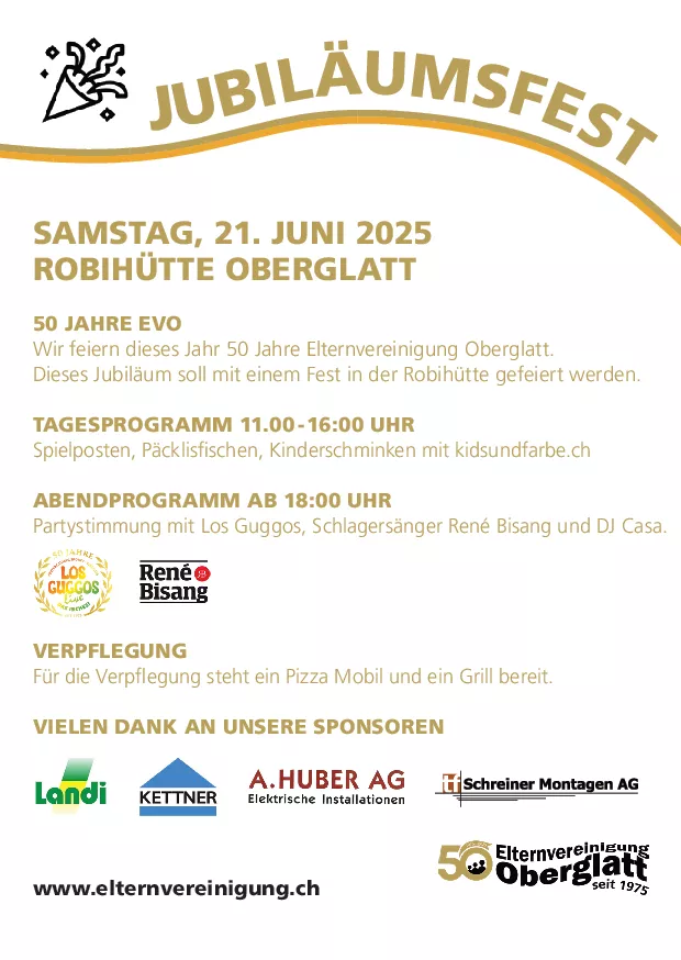 Jubiläumsfest 2025