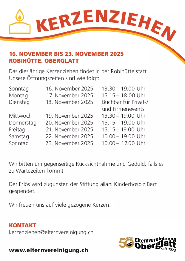 Kerzenziehen 2025